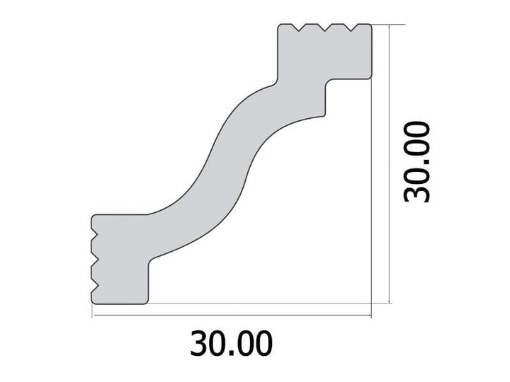 cornisa 30x30