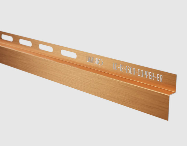 Profil drept inox dus walk-in auriu periat