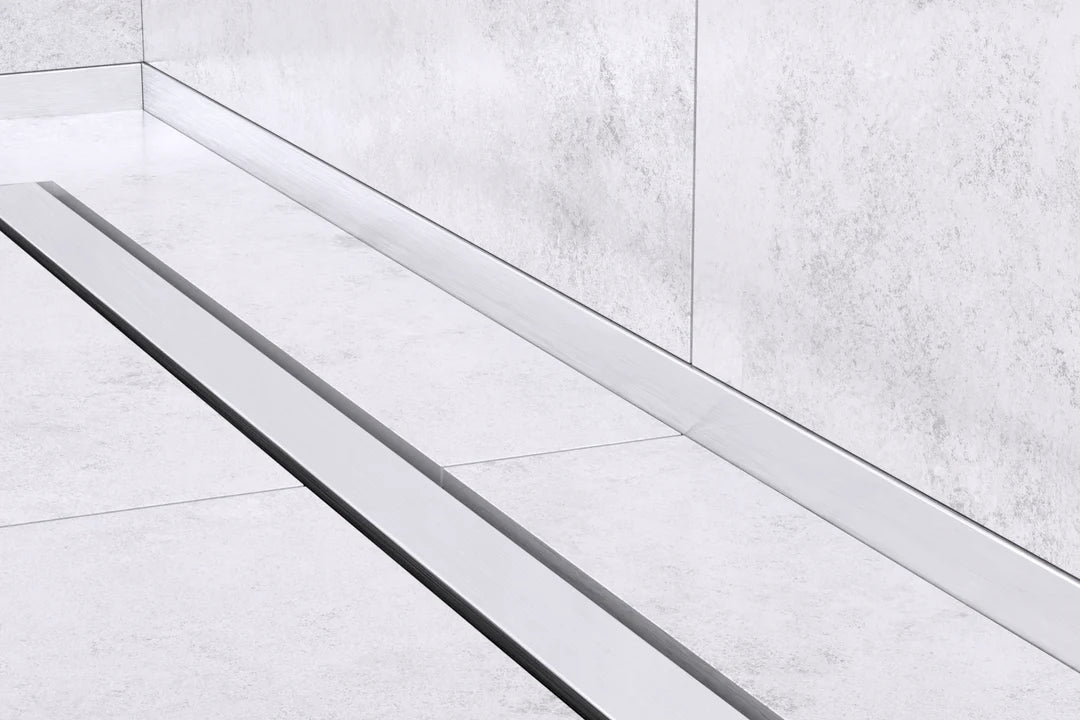 profil frontal inox dus walk-in auriu periat