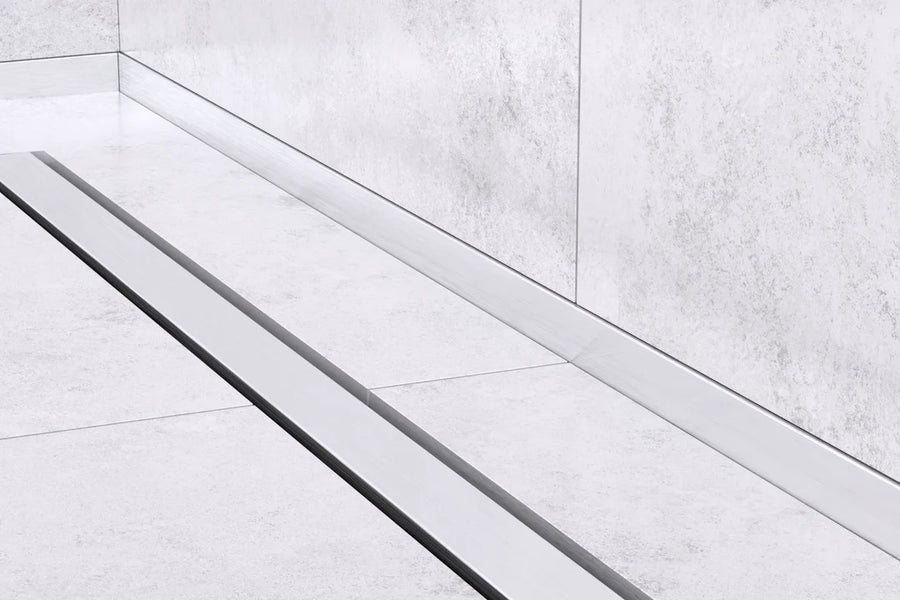 profil frontal inox dus walk-in auriu periat