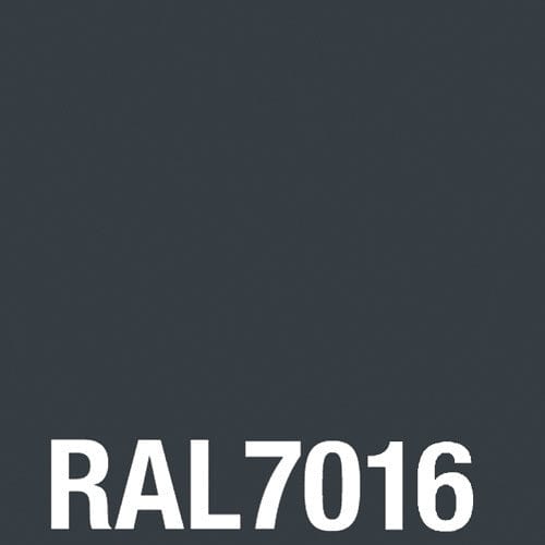 Nuanță antracit RAL 7016 - gri închis cu tentă albăstruie, culoare standard în industria construcțiilor