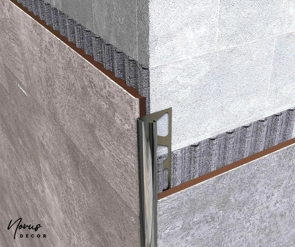 coltar exterior inox negru lucios