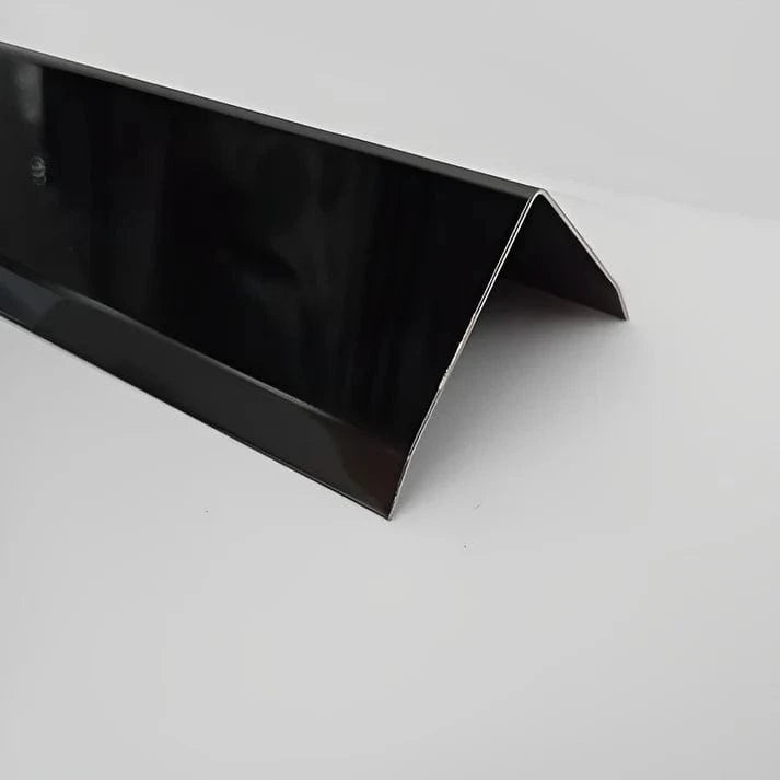 coltar inox laturi tesite negru lucios
