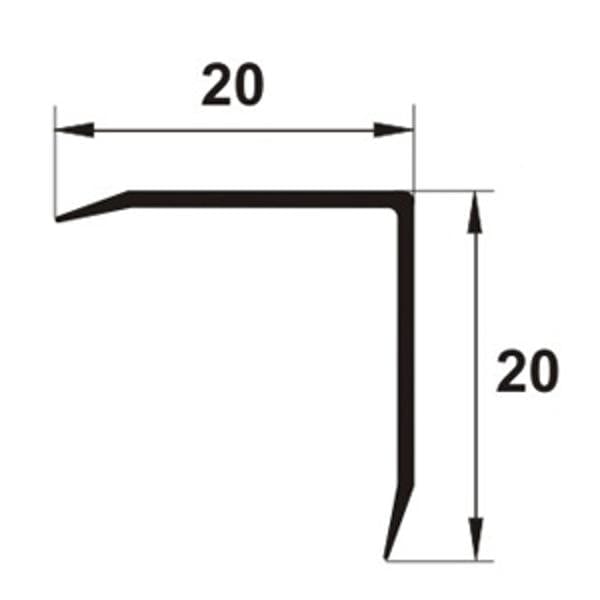 cornier 20x20 mm