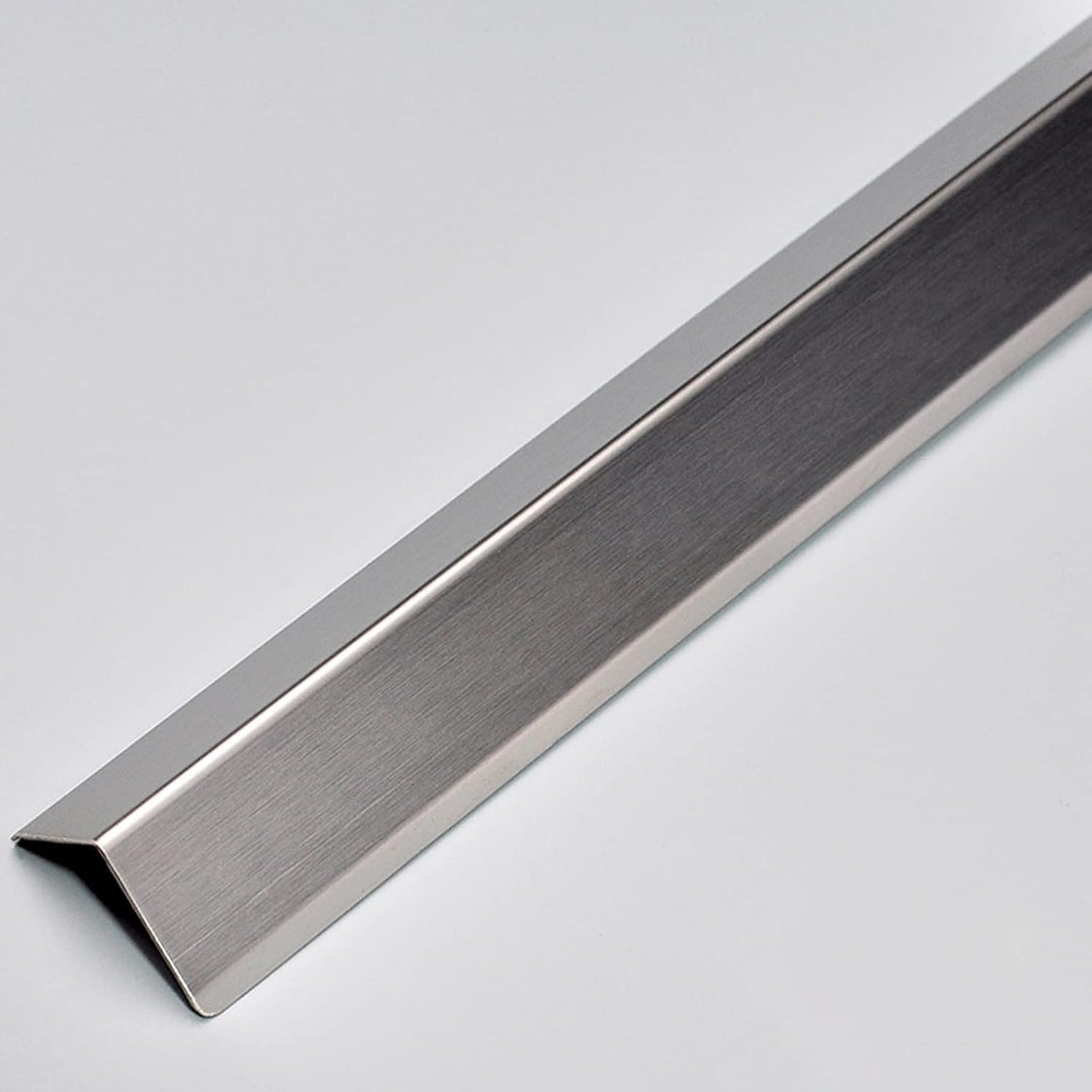 cornier inox argintiu periat