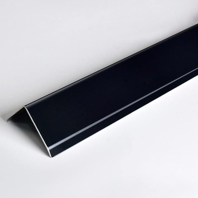 cornier inox laturi tesite negru lucios