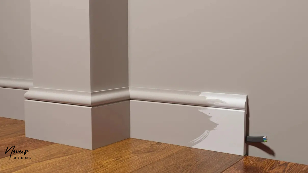 plinta decorativa din polimer 12 cm