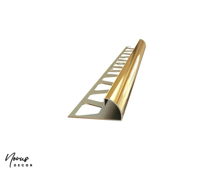 profil inox colt exterior semirotund auriu lucios