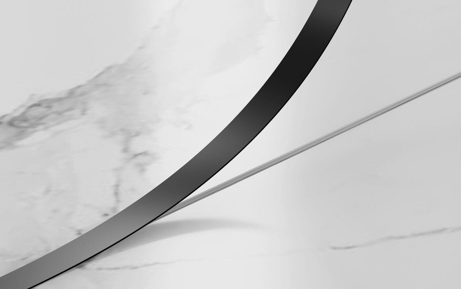 banda decorativa inox neagra