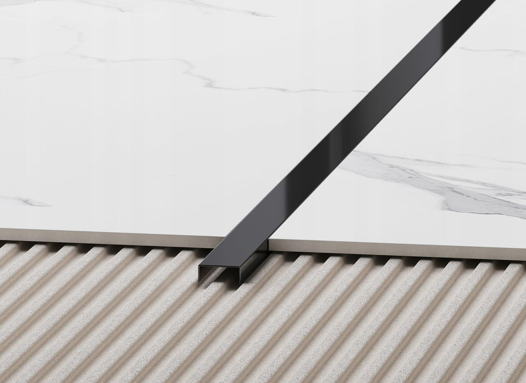 PROFIL LISTELLO INOX NEGRU MAT - plinta-profile.ro