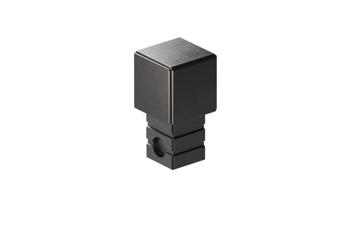 Conector inox negru periat