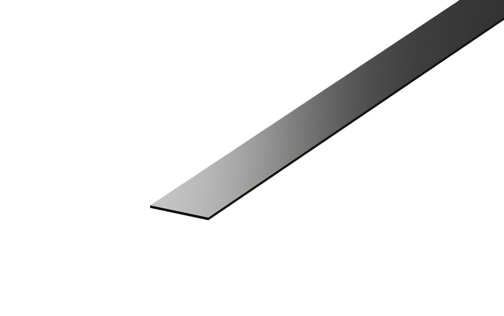 Profil decorativ platband negru mat 20 mm x 0,8 mm x 2700 mm