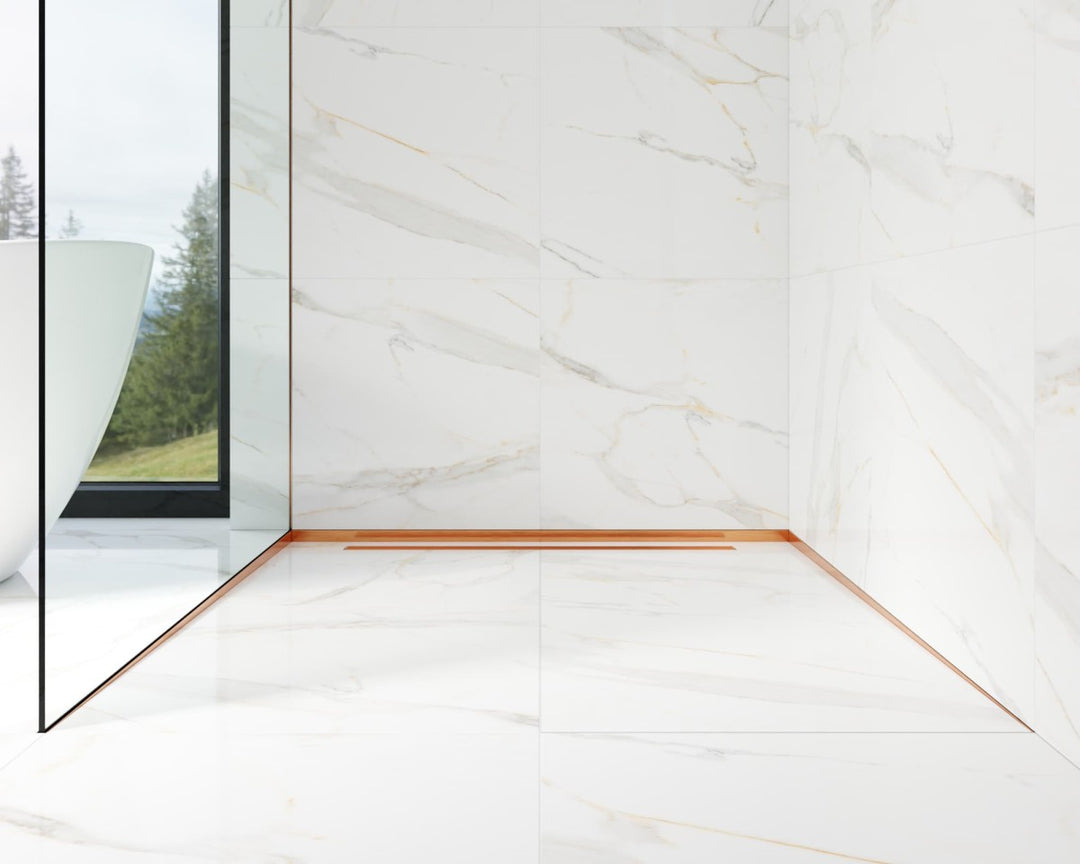 profil inox cupru periat compensare dus