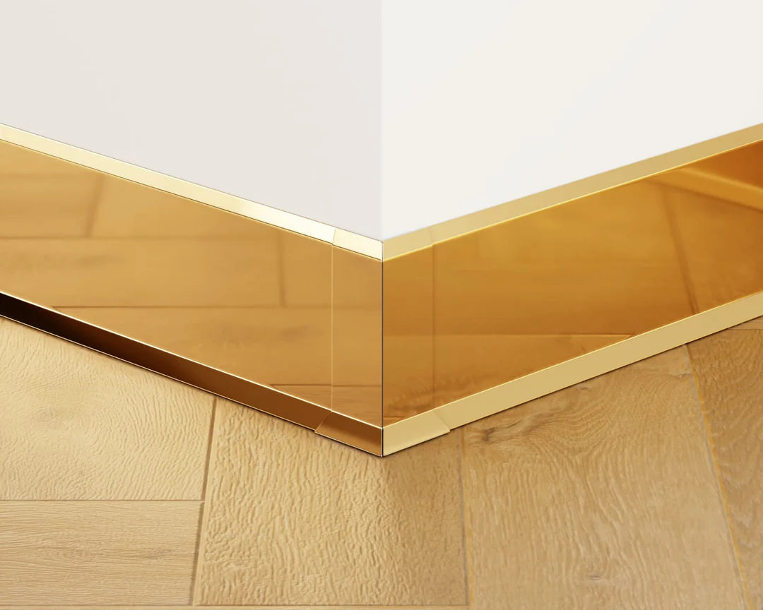 colt exterior plinta inox auriu lucios