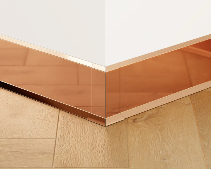 colt exterior plinta inox finisaj cupru mirror
