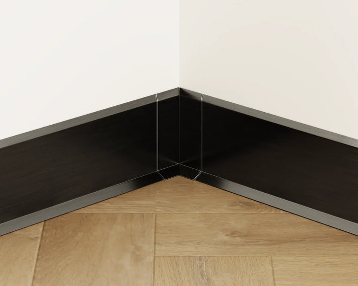 colt interior negru periat plinta inox F slim
