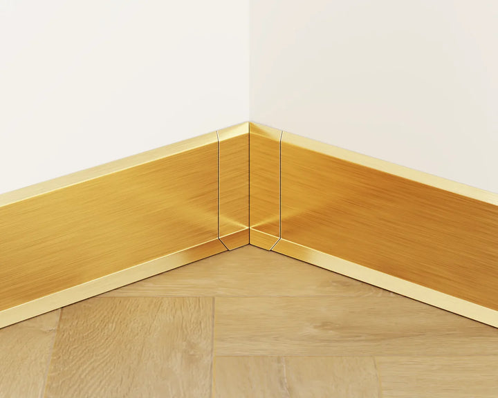 colt interior plinta din inox auriu periat F slim