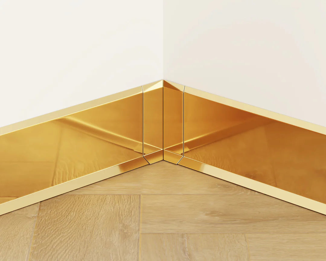 colt interior plinta inox auriu mirror