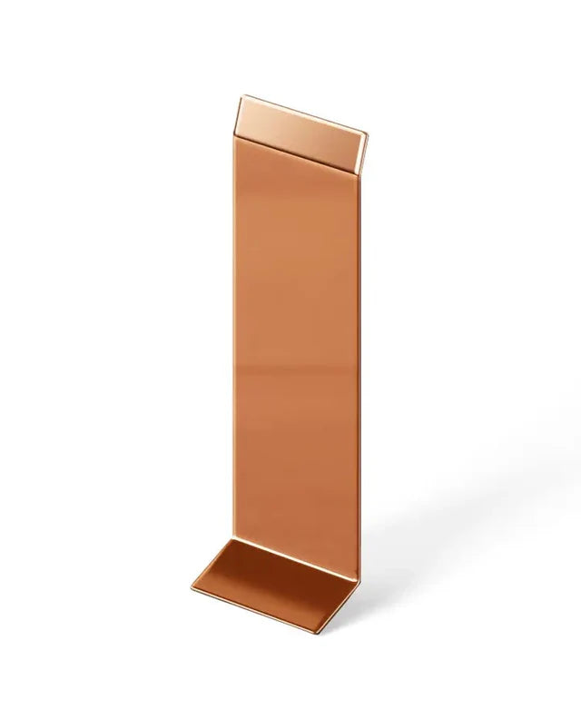 imbinare cupru lucios plinta inox F slim