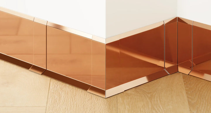 accesorii cupru periat plinta inox F slim