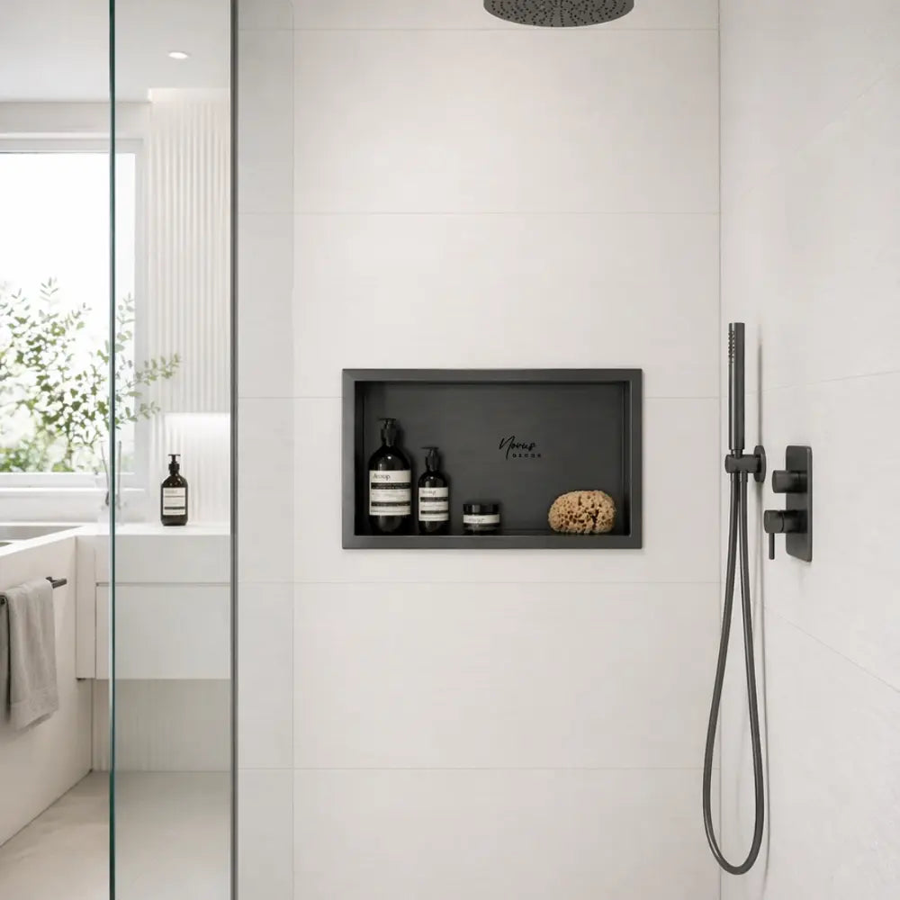 nisa dus inox gunmetal 300x600 mm