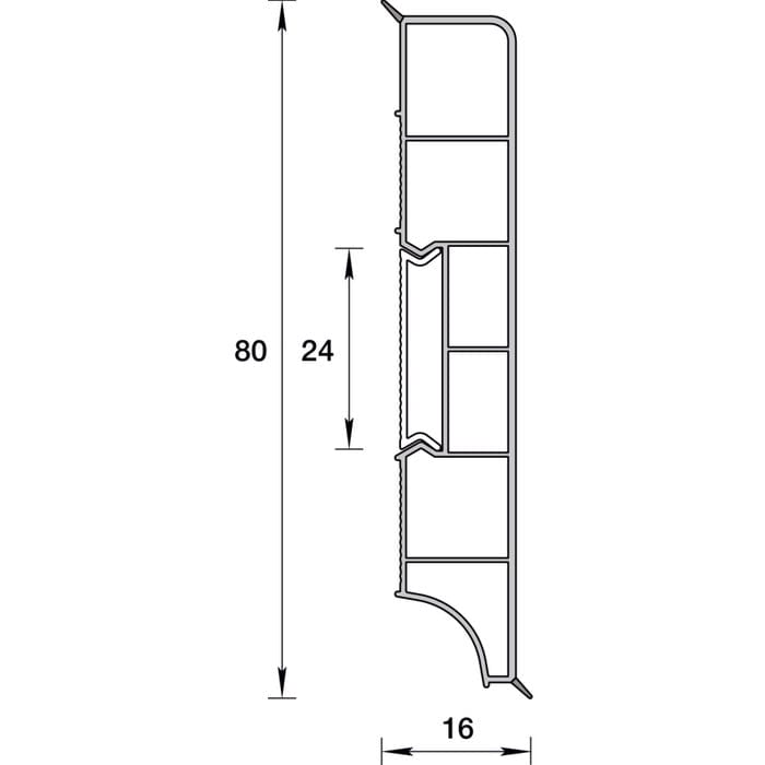 plinta Ideal PP8001