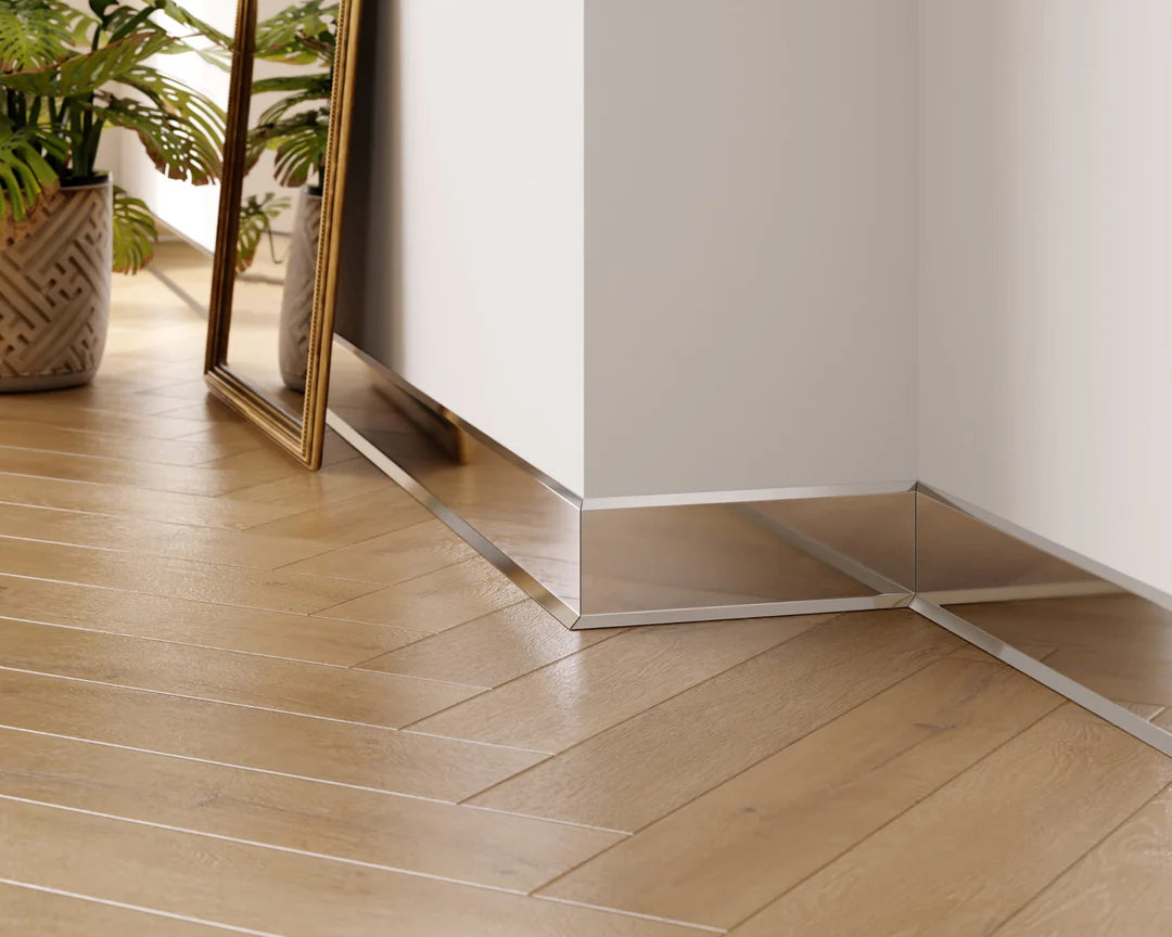 plinta inox slim lucioasa