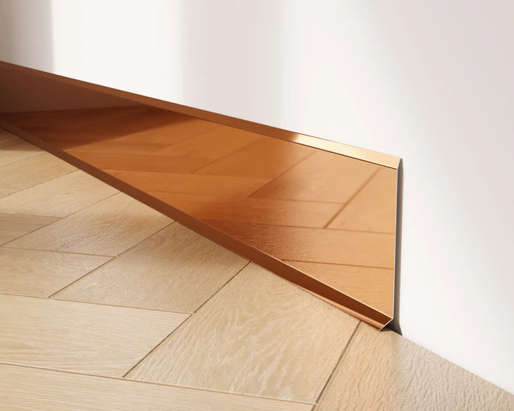 plinta inox cupru mirror