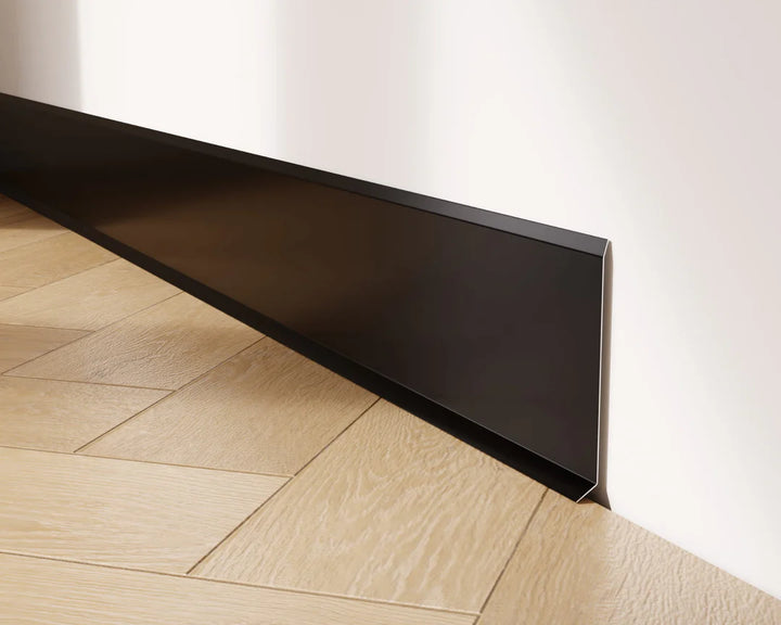 plinta inox negru mat F slim
