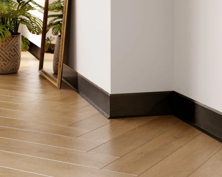 plinta din inox negru periat