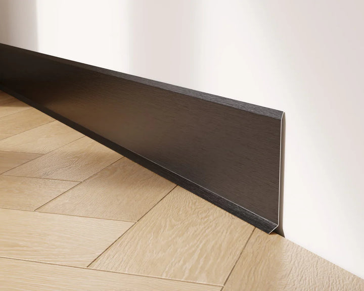 plinta inox negru periat F slim
