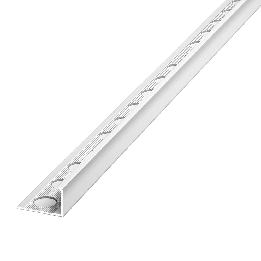 profil aluminiu terminatie L 10 mm argintiu mat