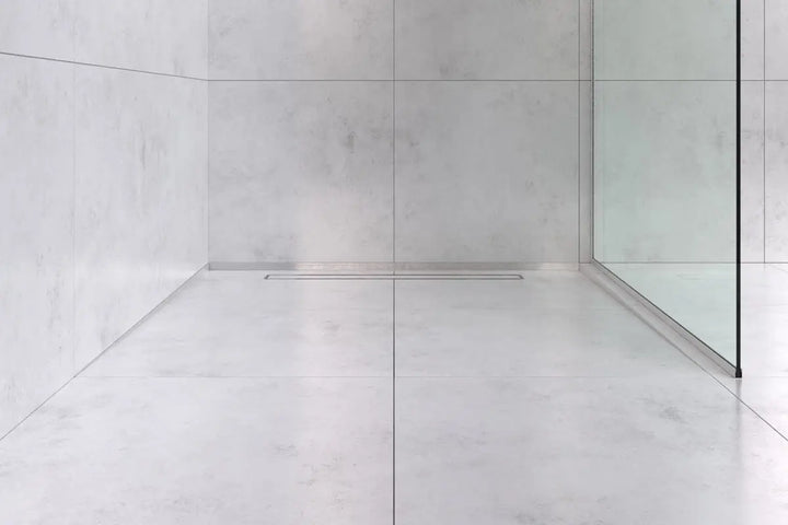 profil aparent fixare sticla dus inox periat