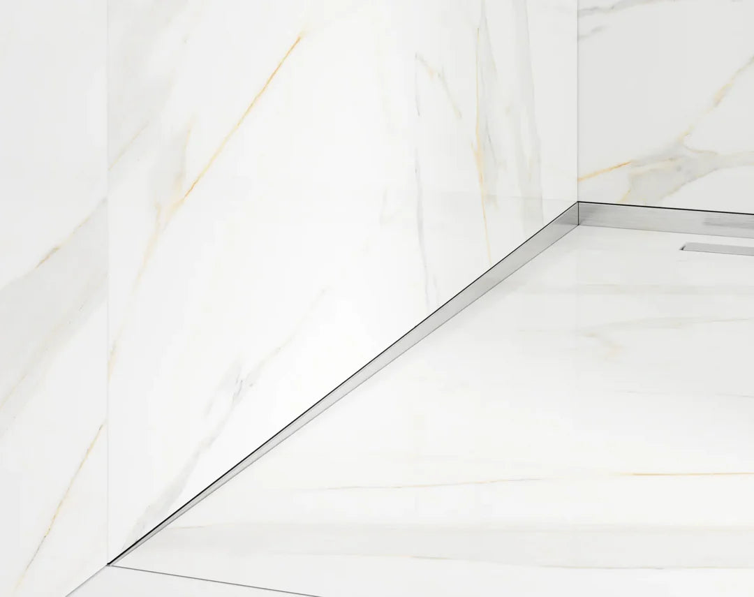 profil compensare la perete inox periat