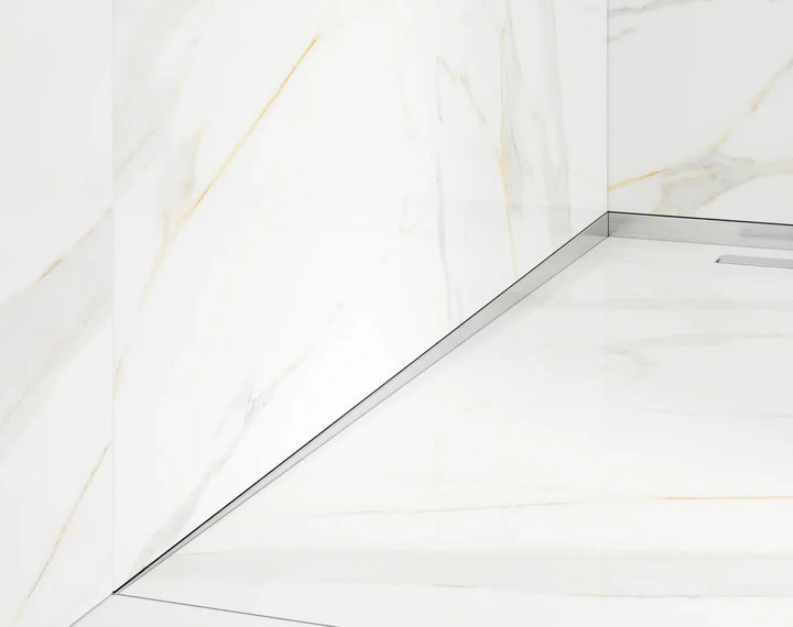 profil compensare la perete inox periat