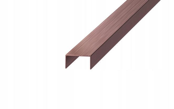 PROFIL LISTELLO INOX BRONZ ANTIC ROSU PERIAT - plinta-profile.ro