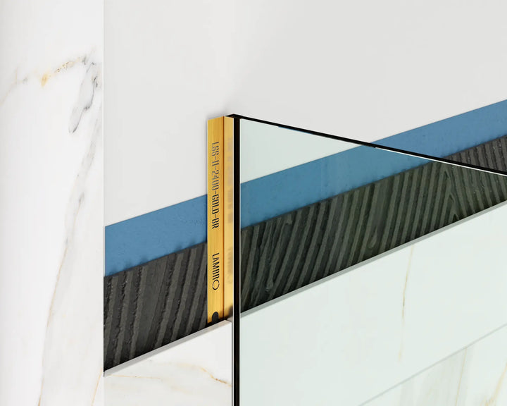 profil fixare sticla dus auriu periat