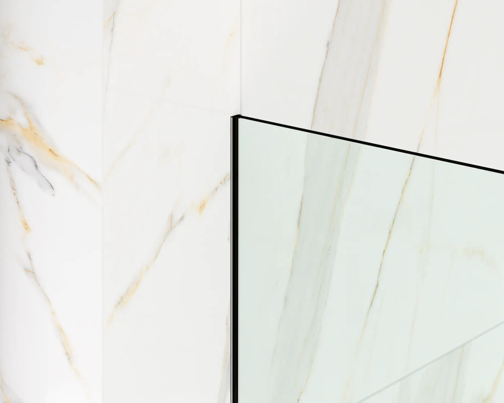 profil inox fixare sticla dus argintiu periat