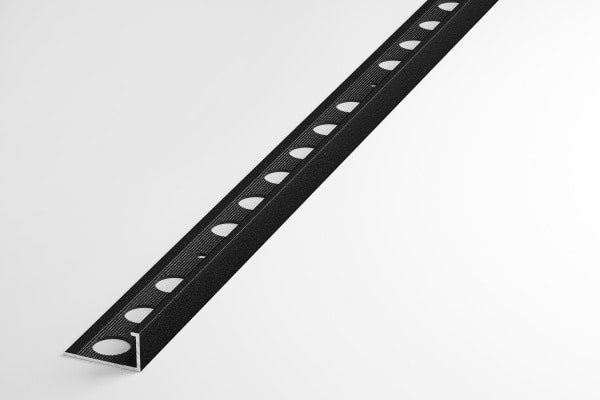 coltar aluminiu terminatie gresie 10 mm negru mat