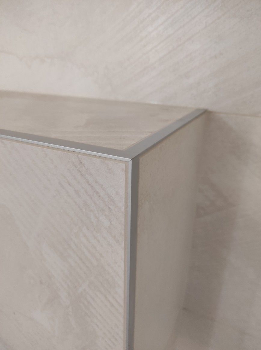 profil terminatie faianta aluminiu 10 mm