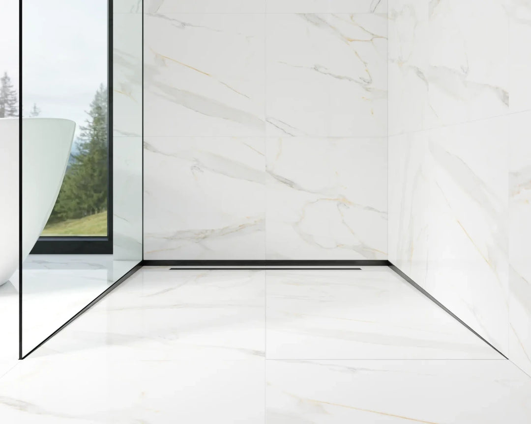 Profile dus walk-in negru periat