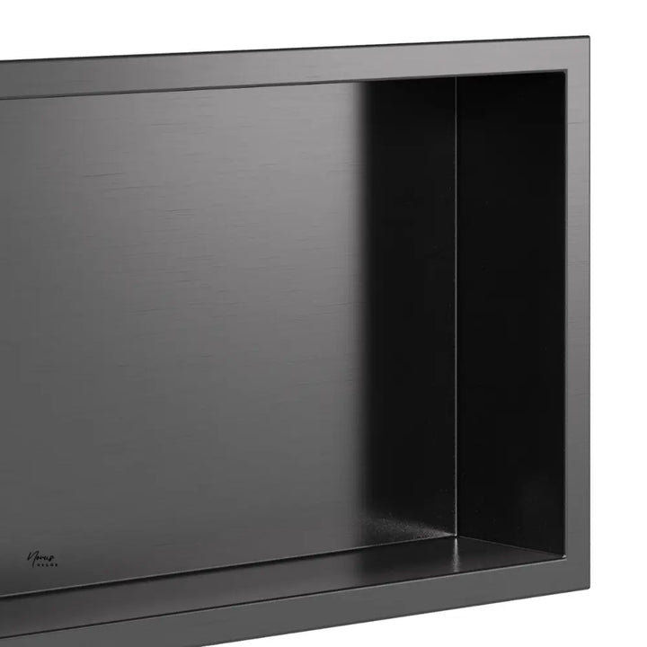 raft incastrat in perete inox gunmetal 