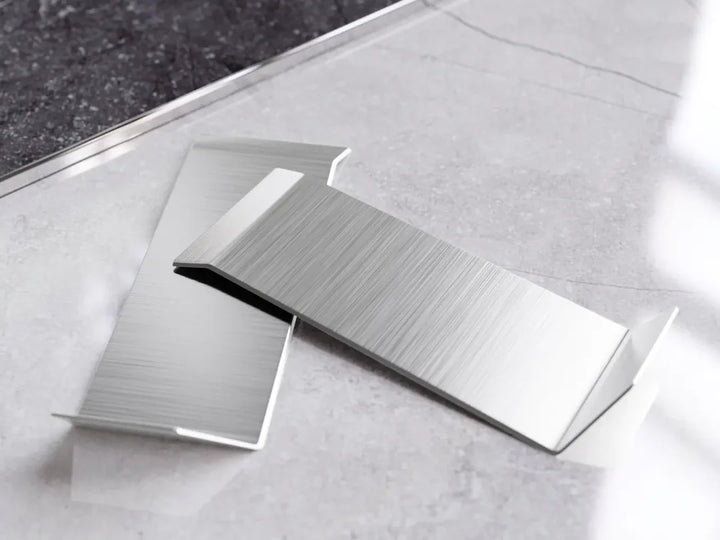 set accesorii colt interior plinta inox